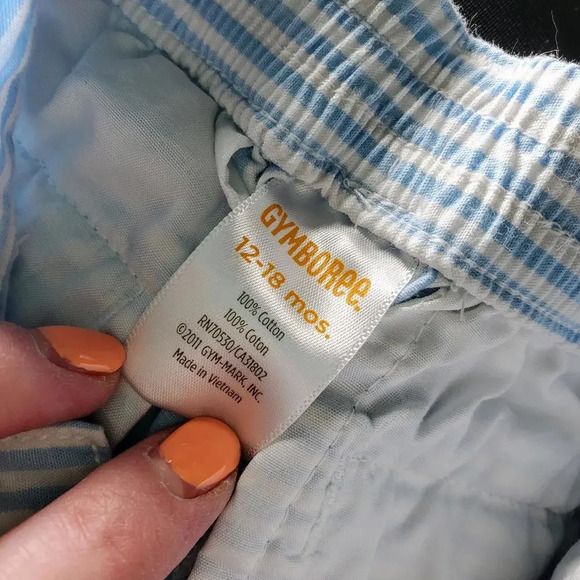 Gymboree Summer Baby Boy Shorts Bundle Size 12-18M EUC - Picture 3 of 11